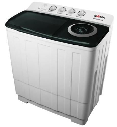 غسالة سرين حوضين ، 18 كجم أبيض م/ SRWM-18K-TTW