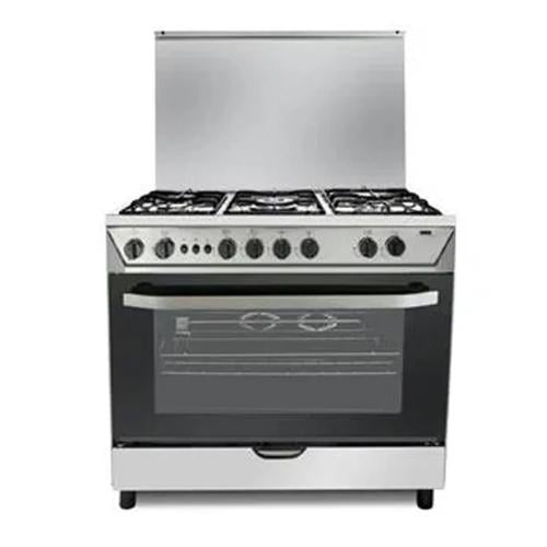 فرن هام 5 عيون غاز 60*90 استيل أمان كامل | HM90GF-20