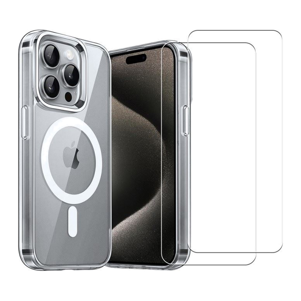 Baseus Crystal Series Magnetic Phone Case for iP 16 Pro Max,