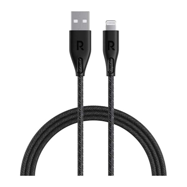 RAVPower – كابل Lightning 1.2m أسود