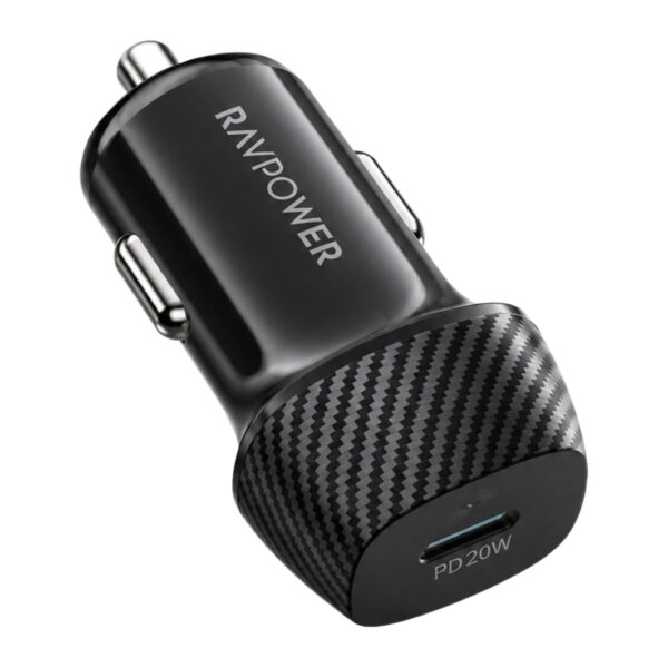 RAVPower – شاحن سيارة 20W USB C