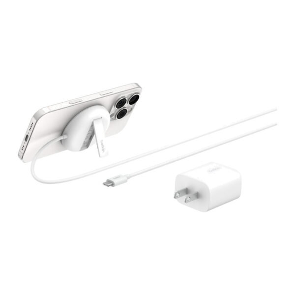Belkin – شاحن لاسلكي 3 في 1 BoostCharge Pro أبيض
