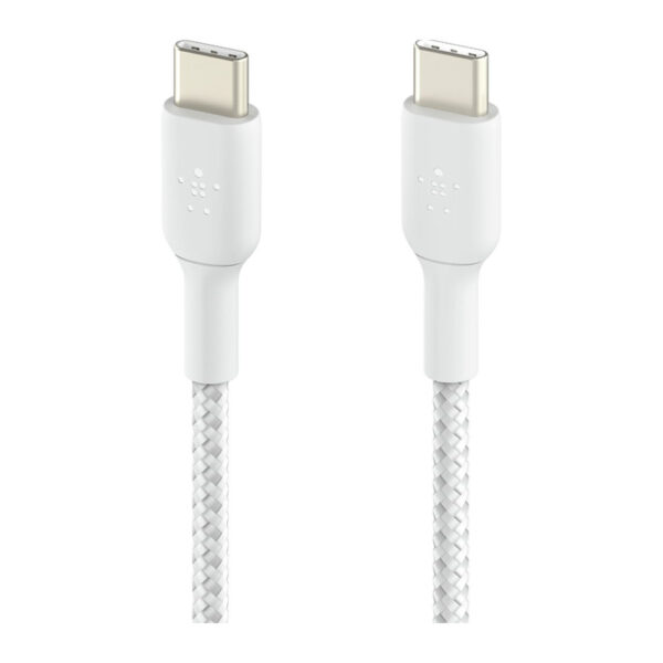 Belkin – كابل USB-C 60W أبيض