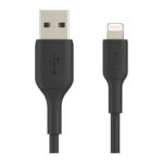 Belkin – كيبل لايتنينج الى تايب سي مضفر 2 متر أسود