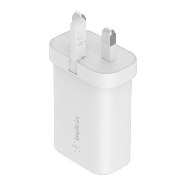 Belkin – شاحن جداري تايب سي PD 25W أبيض