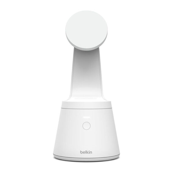 Belkin – حامل هاتف مغناطيسي تتبع الوجه أبيض