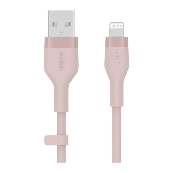 Belkin – كيبل USB-A الى لايتنينج سيليكون 1 متر وردي