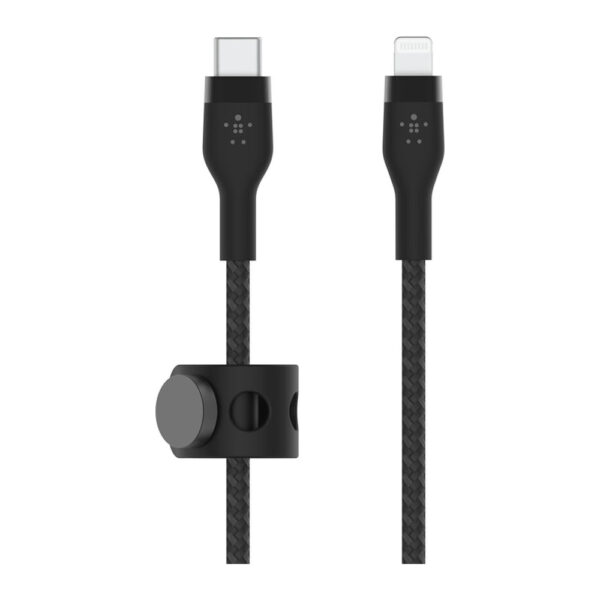 Belkin – كيبل تايب سي الى لايتنينج سيليكون 1 متر أسود
