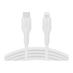 Belkin – كيبل تايب سي الى لايتنينج سيليكون 3 متر أبيض