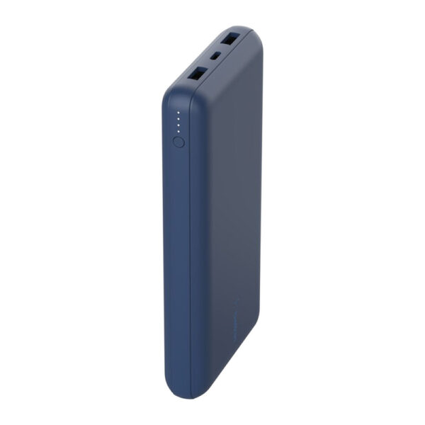 Belkin – باور بنك 20000 مللي امبير USB-A الى تايب سي 15W أزرق