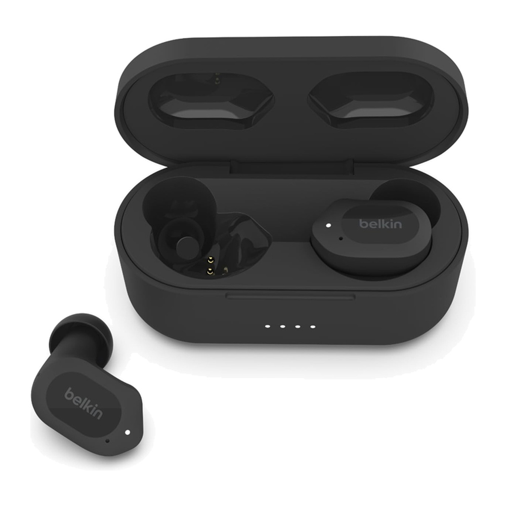 Belkin سماعات لاسلكية داخل الأذن مع علبة شحن أسود — موديل 3400272
