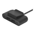 Belkin – موسع USB-C وUSB-A 4 منافذ 2 متر أسود