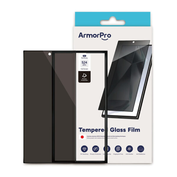 ArmorPro – واقي شاشة خصوصية سامسونج S24 Ultra