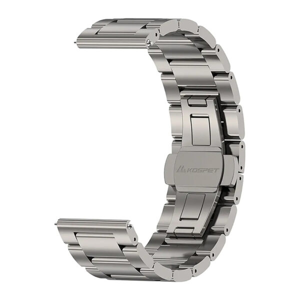 Kospet – حزام ستانلس ستيل 22mm Strap2 – فضي