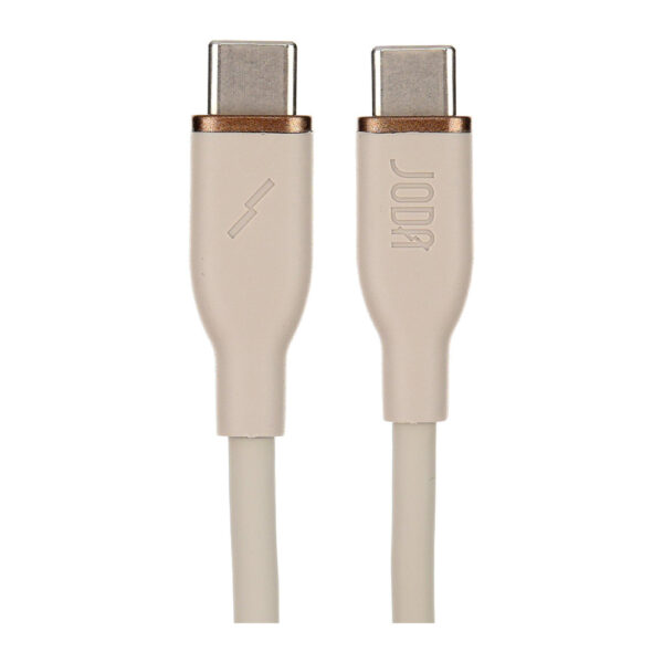 JODA SLIP – كابل C to C سيليكون 60W 1م – ذهبي