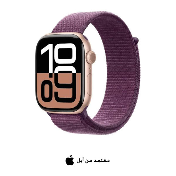 Apple – Series 10 42 ملم Cellular ذهبي وردي ألمنيوم