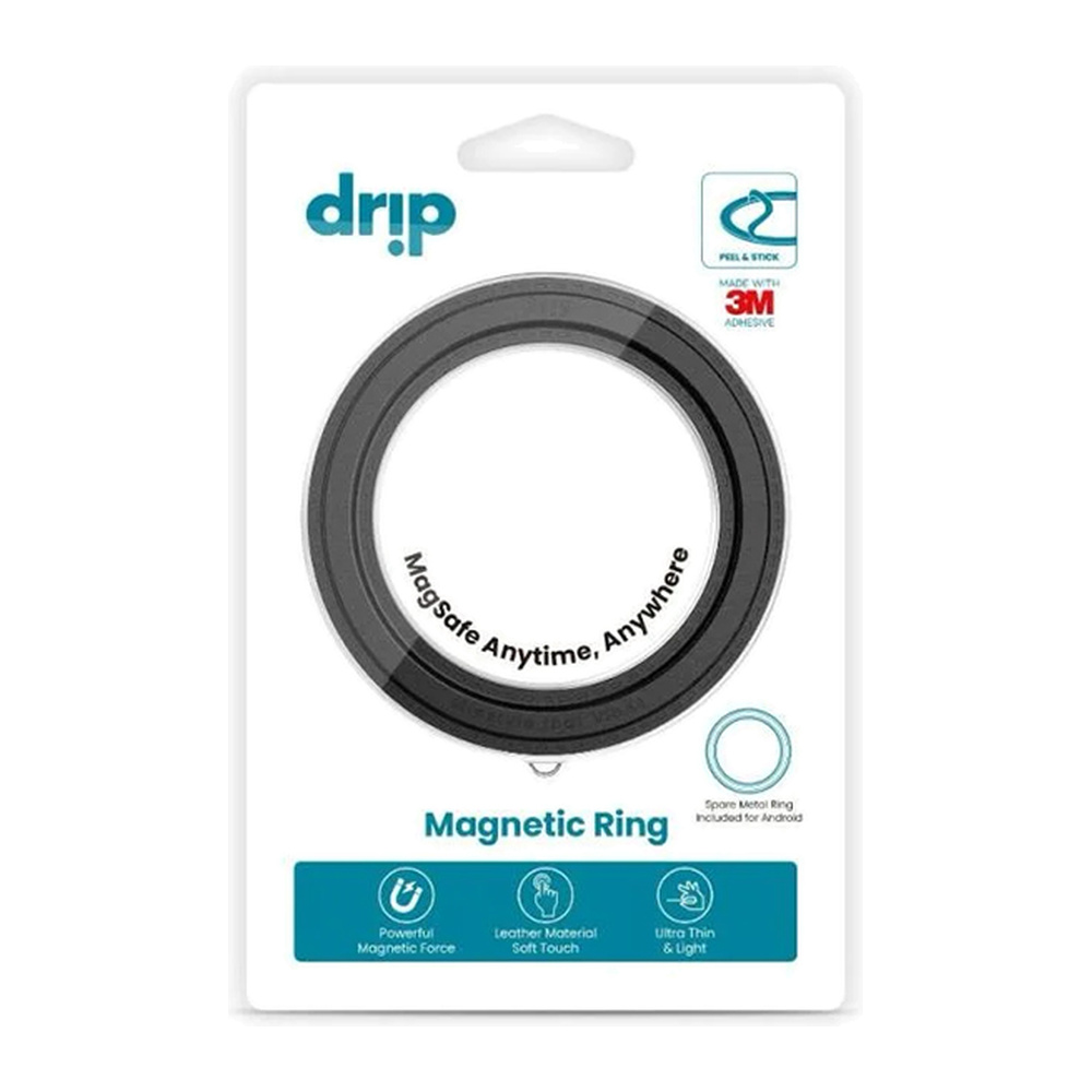 Drip – حلقة مغناطيسية معدنية للتابلت أسود