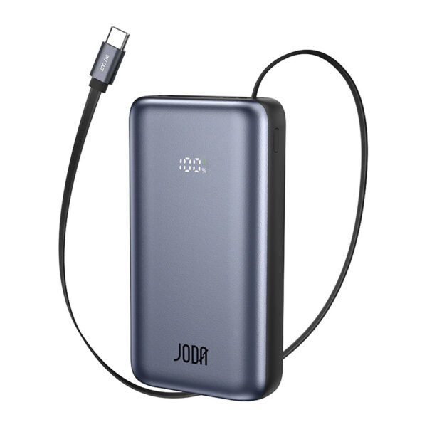 JODA MagTack 10 – باور بنك 10000mAh 35W كابل – تيتانيوم