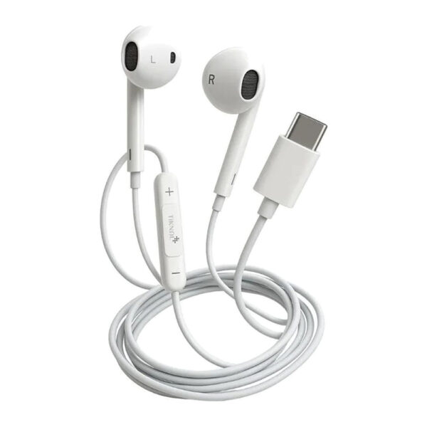 Tiknal – سماعات سلكية EarPods Type-C مع ميكروفون TK-H088