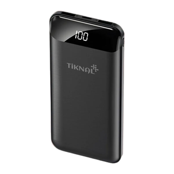 Tiknal – بطارية متنقلة 10000mAh شحن سريع 22.5W أسود TK-H126