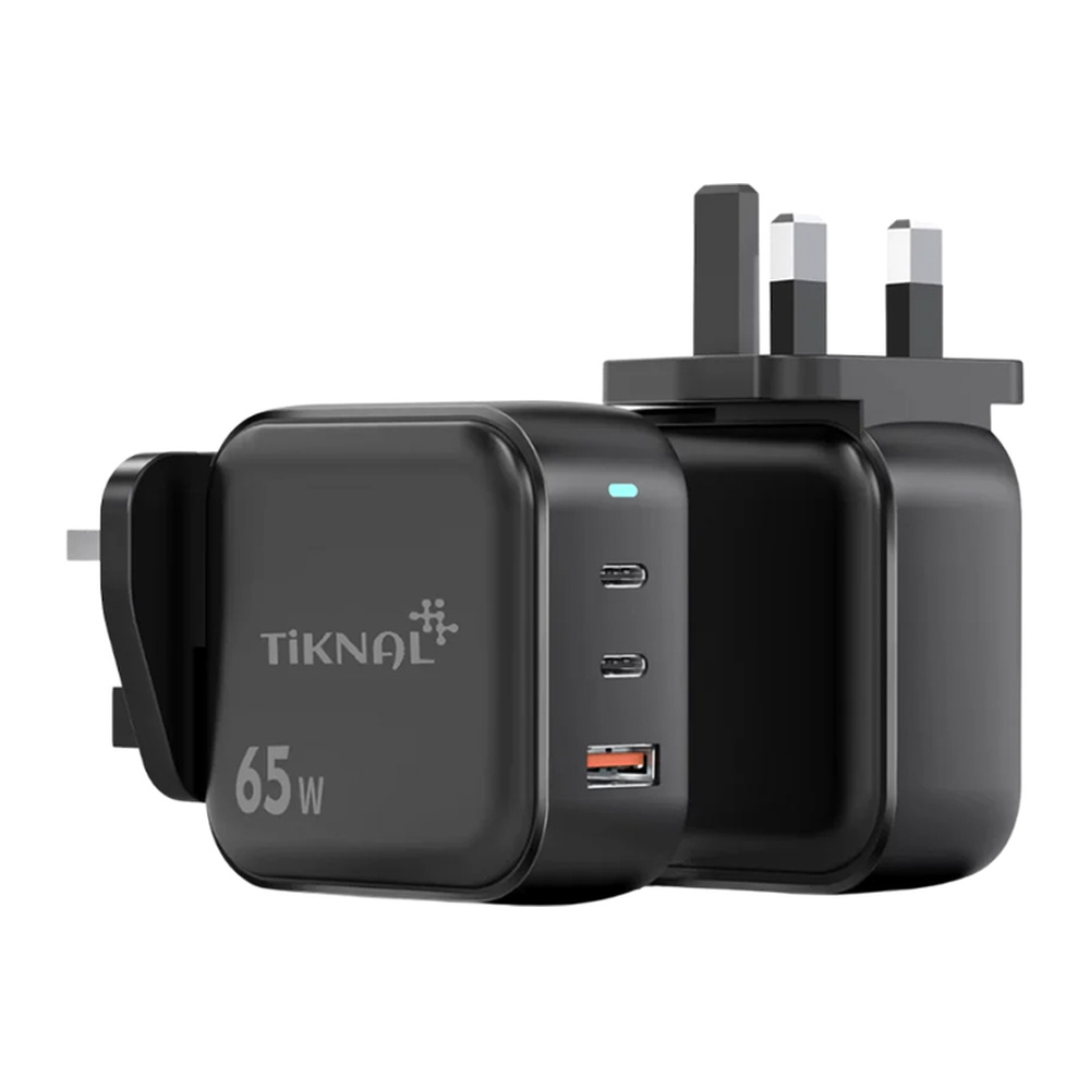 Tiknal – شاحن حائط GaN 65W مع USB-A TK-H130