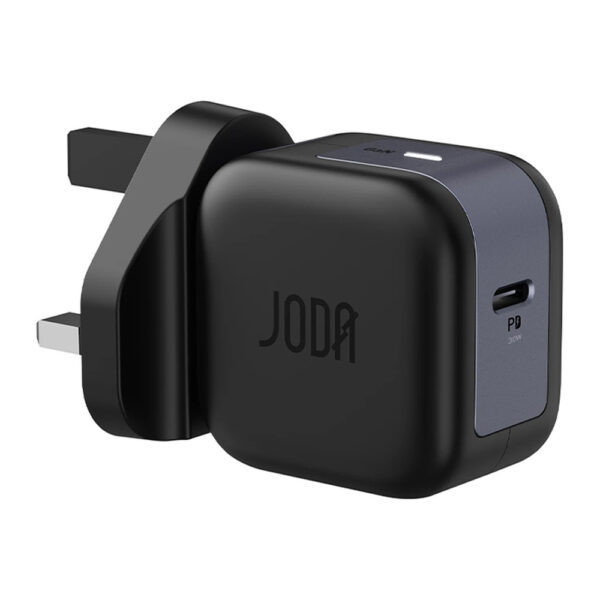 JODA – شاحن حائط GaN USB-C 30W – أسود