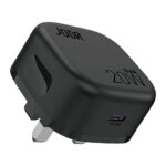 JODA VoltPod 20 – شاحن حائط GaN 20W – أسود