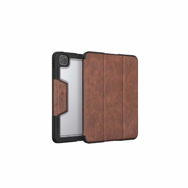 Ynot - محفظة آيباد Super Defense Shield بني