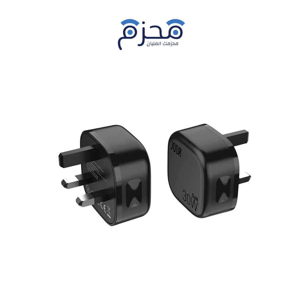 joda-104 JODA VoltPod 30 - شاحن حائط GaN 30W - أسود - الصورة 1