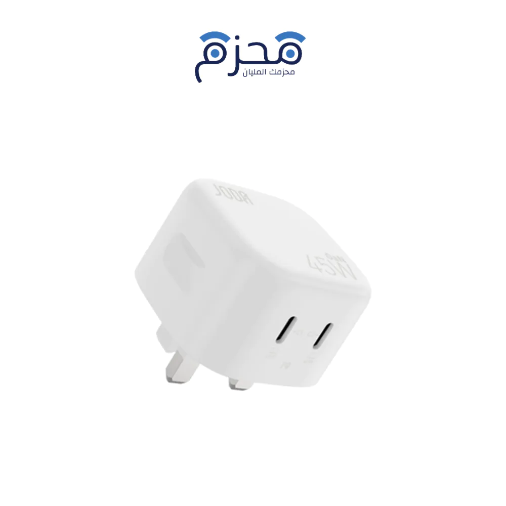 joda-105 JODA VoltPod 45 - شاحن حائط GaN 45W - أبيض - الصورة 1