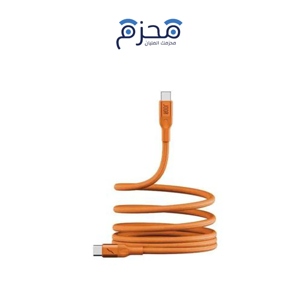 ⁦JODA LUCID 60 - كابل C to C 60W 1.2م - برتقالي كوزميك⁩ - الصورة ⁦1⁩