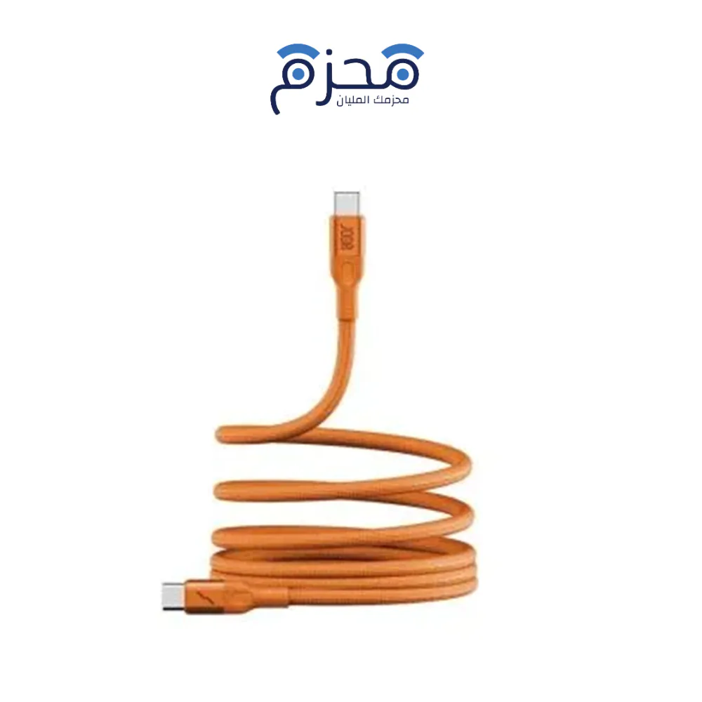 ⁦JODA MagRoll 60 - كابل C to C مغناطيسي 60W 1.2م - برتقالي كوزميك⁩ - الصورة ⁦1⁩