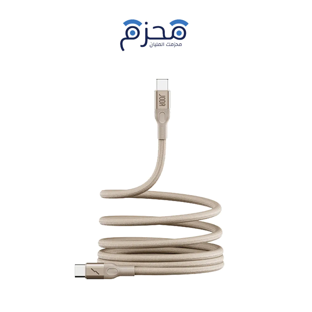 ⁦JODA MagRoll 60 - كابل C to C مغناطيسي 60W 1.2م - ذهبي⁩ - الصورة ⁦1⁩