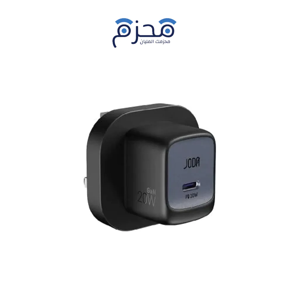 ⁦JODA - شاحن سيارة USB-C 20W - أسود⁩ - الصورة ⁦1⁩