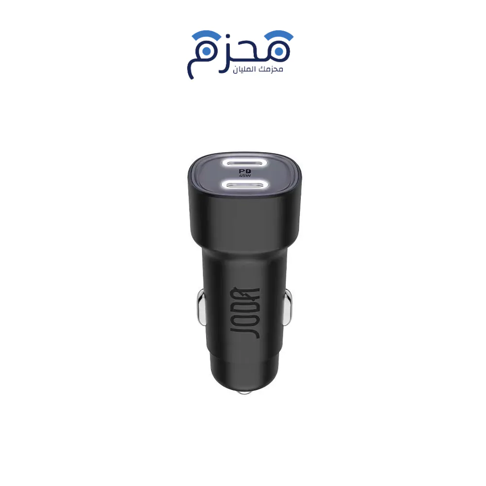 ⁦JODA - شاحن سيارة USB-C 30W - أسود⁩ - الصورة ⁦1⁩