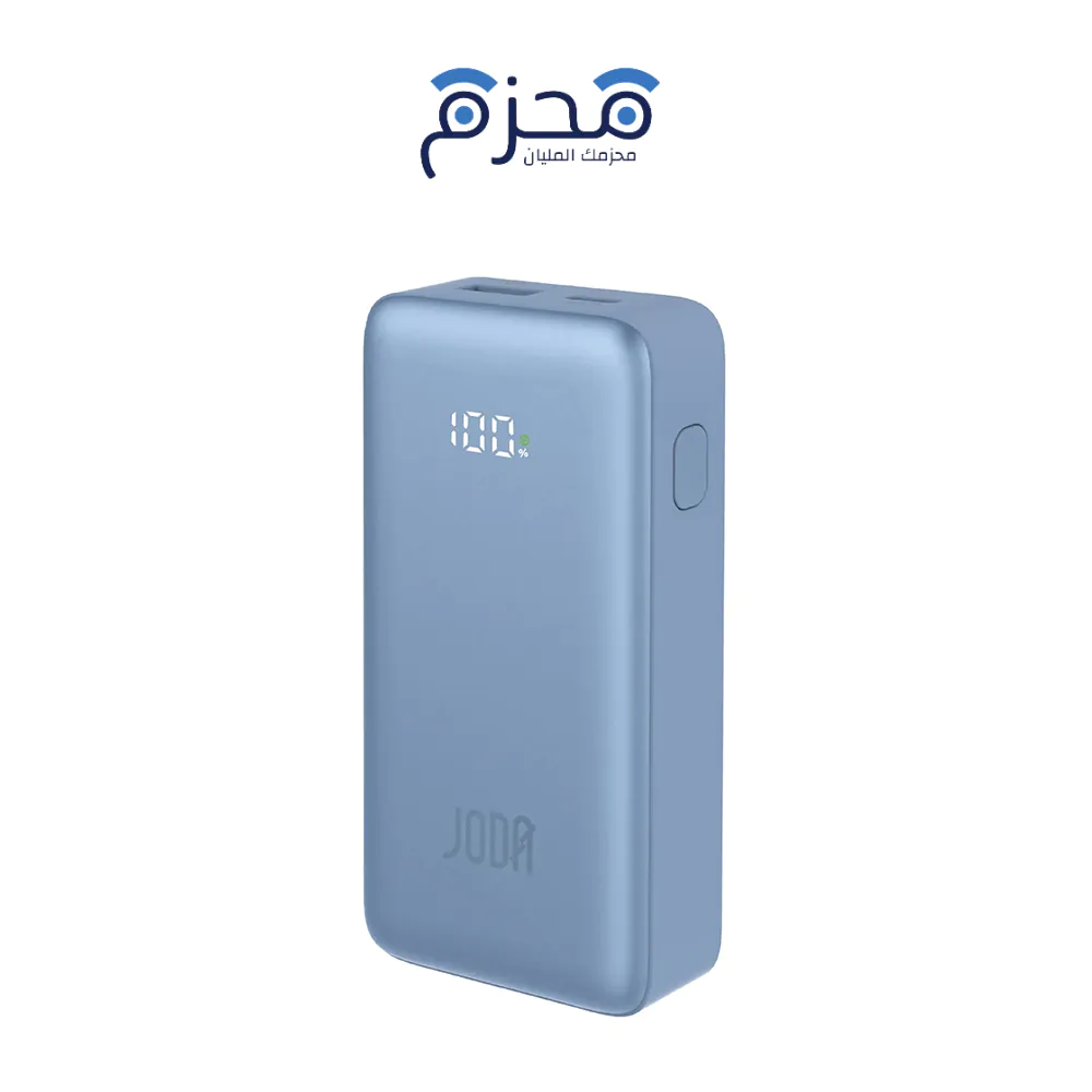 ⁦JODA TURBO 10 - باور بنك 10000mAh 30W - أزرق⁩ - الصورة ⁦1⁩