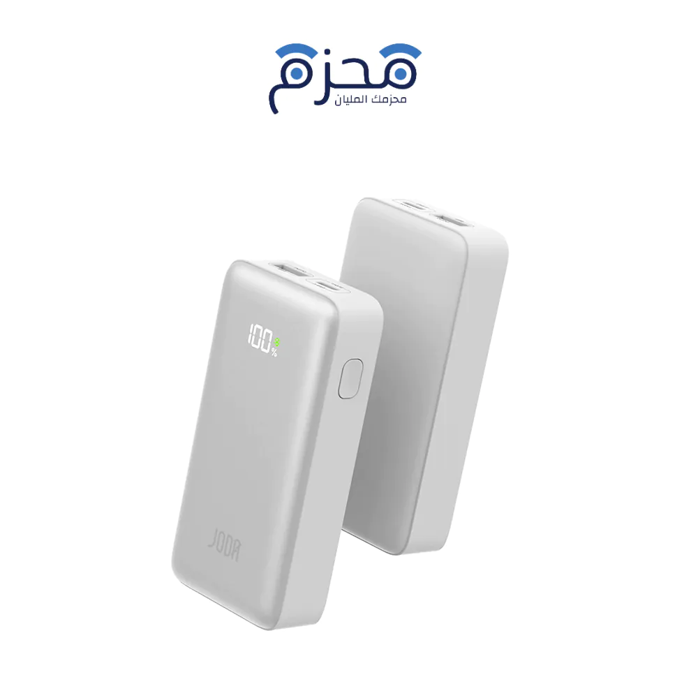 ⁦JODA TURBO 10 - باور بنك 10000mAh 30W - رمادي⁩ - الصورة ⁦1⁩