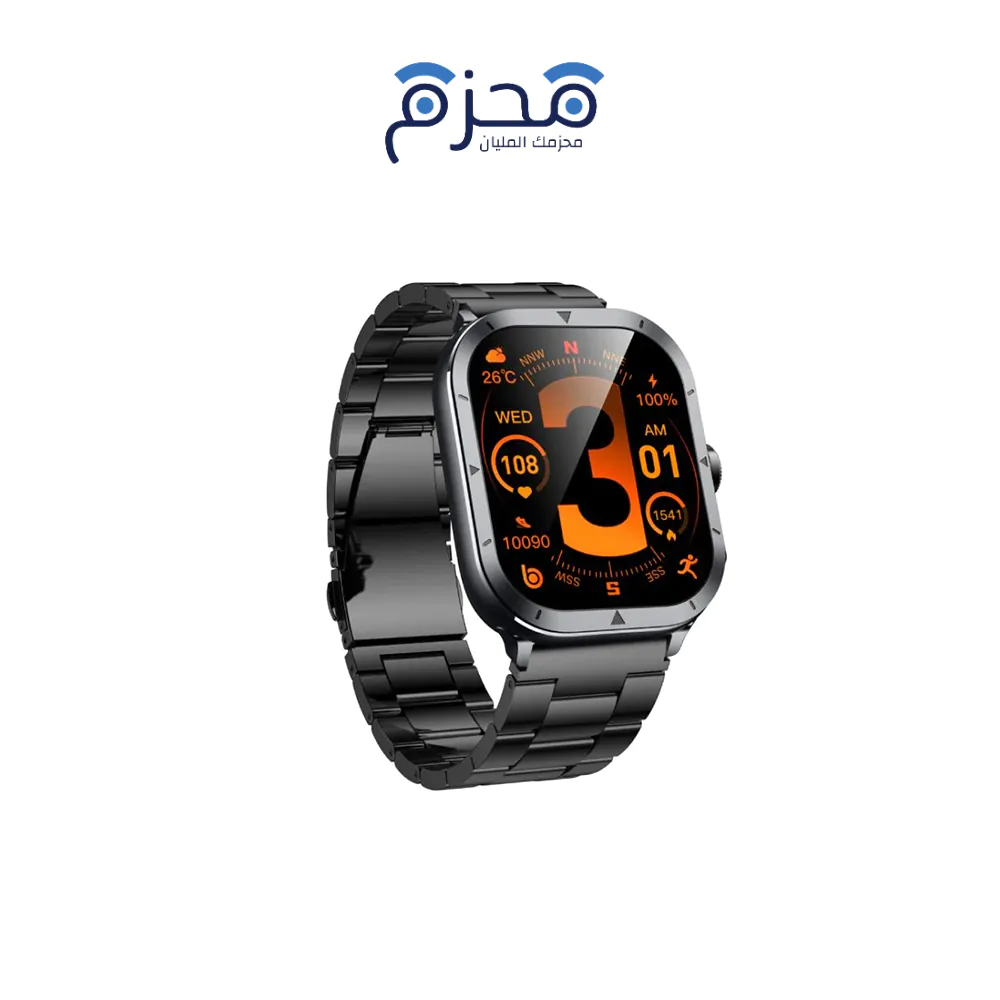 ⁦LIBRO - ساعة ذكية ARC 2.01 أسود⁩ - الصورة ⁦1⁩