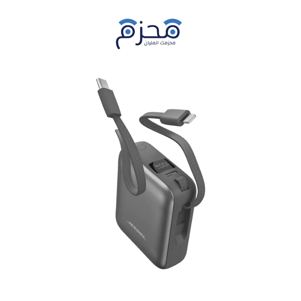 product-1-5 Jeebel - بطارية متنقلة 10000mAh مع كابل مدمج JE-B427 - الصورة 1