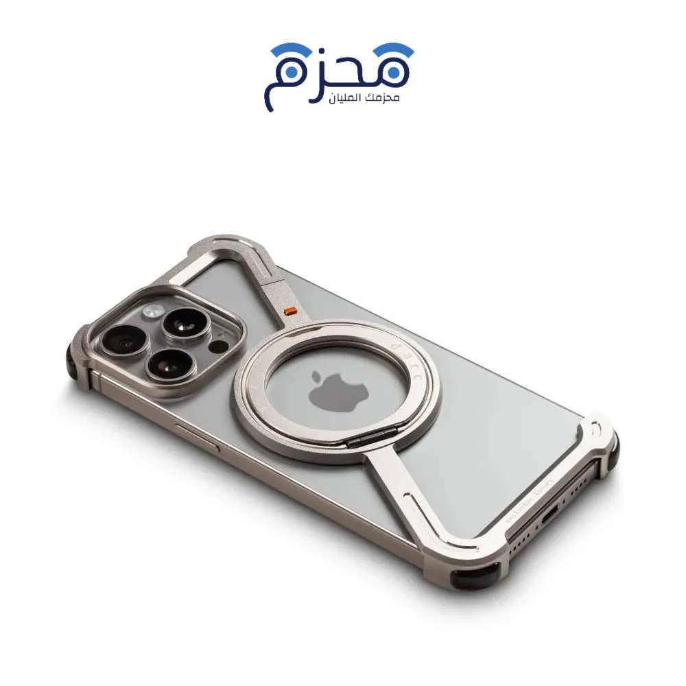 ⁦Dark - كفر تصميم Z ألومنيوم MagSafe تيتانيوم⁩ - الصورة ⁦1⁩