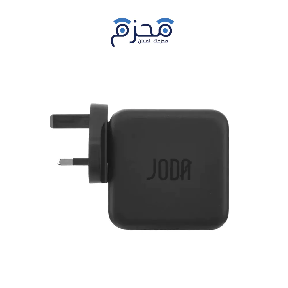 ⁦JODA - شاحن حائط GaN USB-C 100W 3 منافذ أسود⁩ - الصورة ⁦1⁩