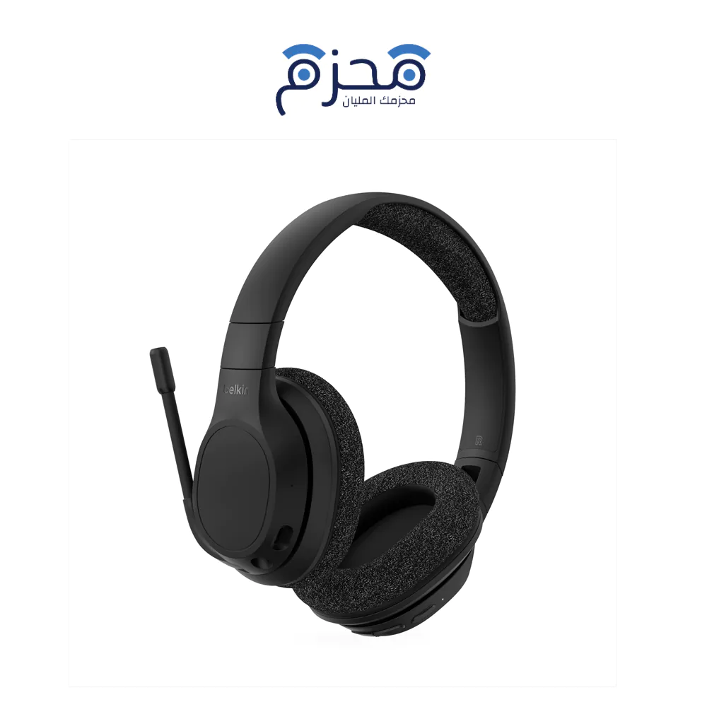 ⁦Belkin - سماعة رأس لاسلكية SoundForm Adapt أسود⁩ - الصورة ⁦1⁩