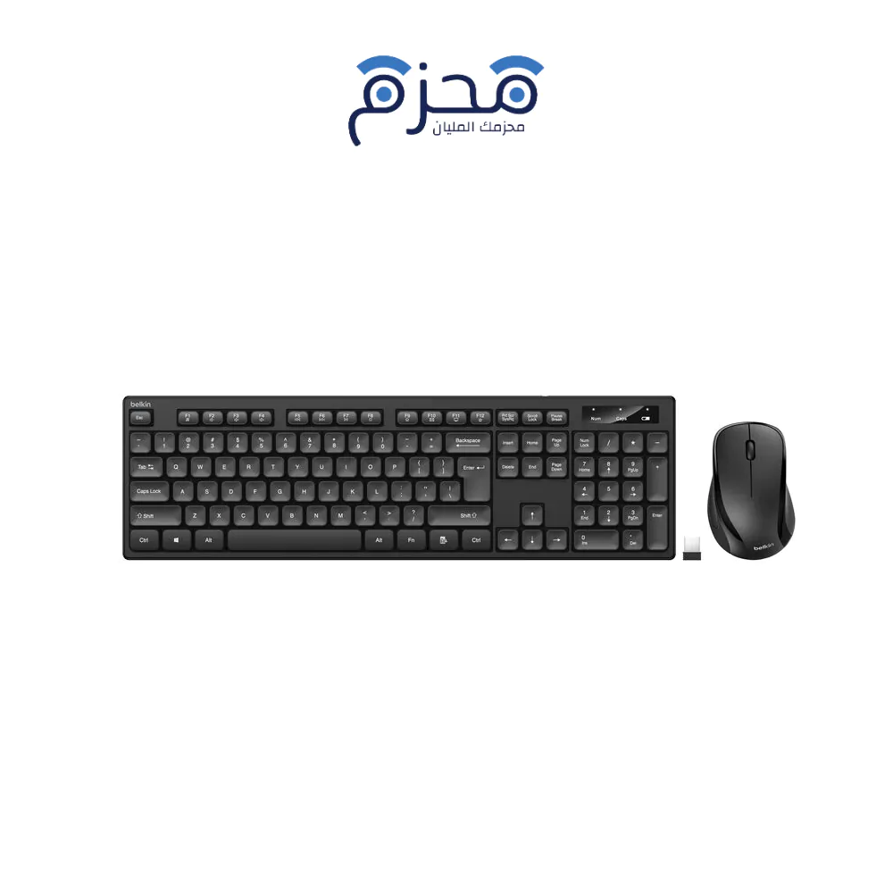 product-157 Belkin - لوحة مفاتيح وماوس لاسلكي عربي/إنجليزي - الصورة 1