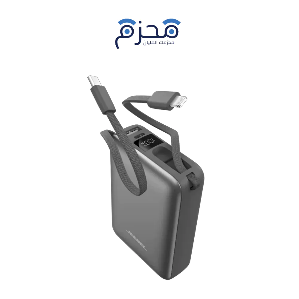⁦Jeebel - بطارية متنقلة 20000mAh مع كابل مدمج JE-B428⁩ - الصورة ⁦1⁩