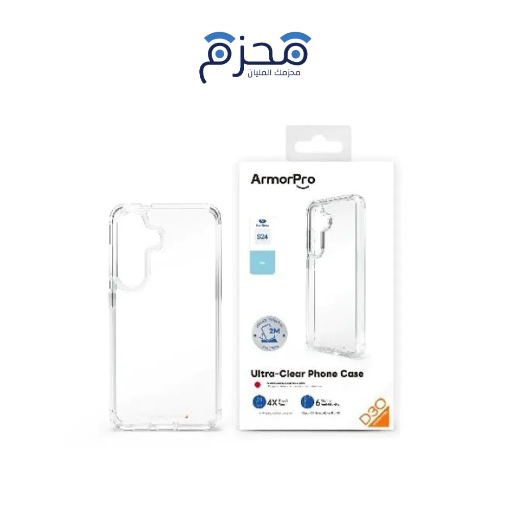 ⁦ArmorPro - كفر D3O شفاف MagSafe سامسونج S24⁩ - الصورة ⁦1⁩