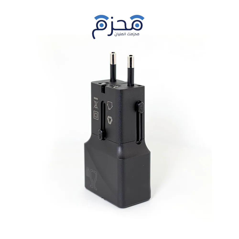 ⁦RAVPower - محول عالمي 25W أسود⁩ - الصورة ⁦1⁩