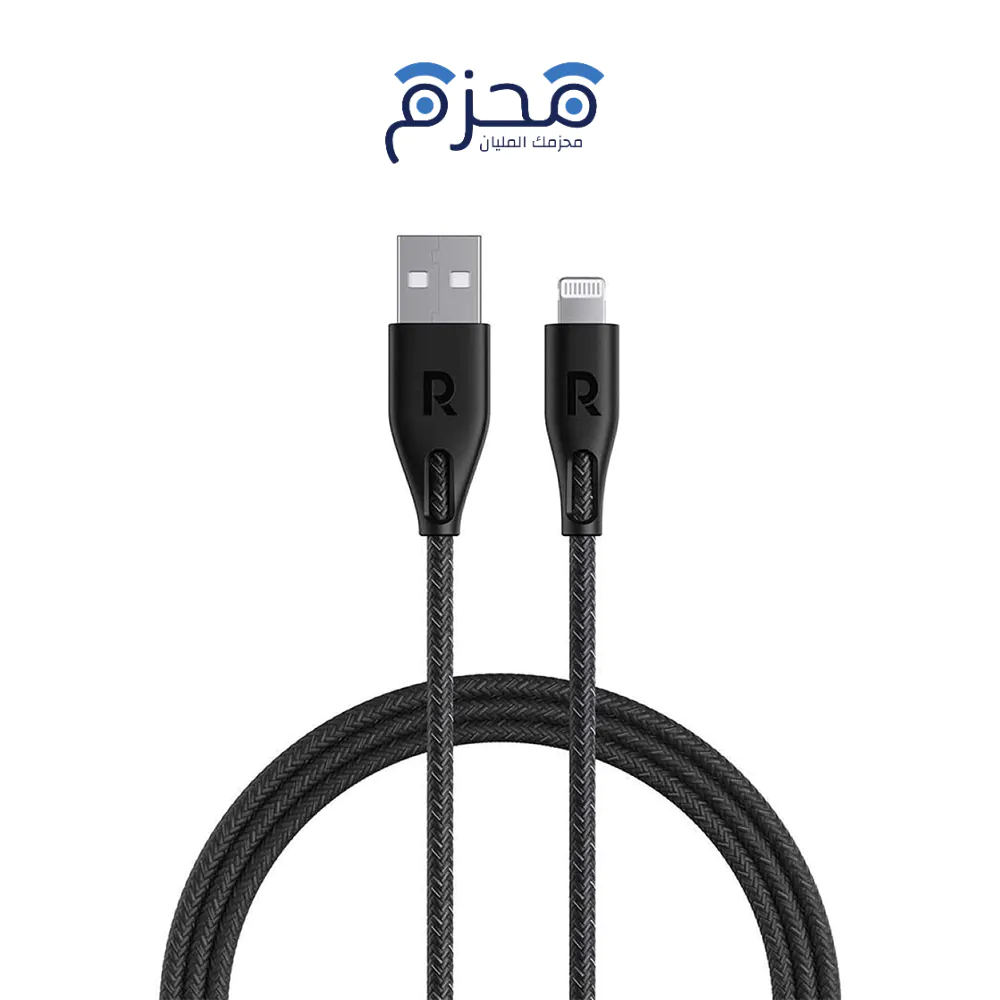 product-3-12 RAVPower - كابل Lightning 1.2m أسود - الصورة 1
