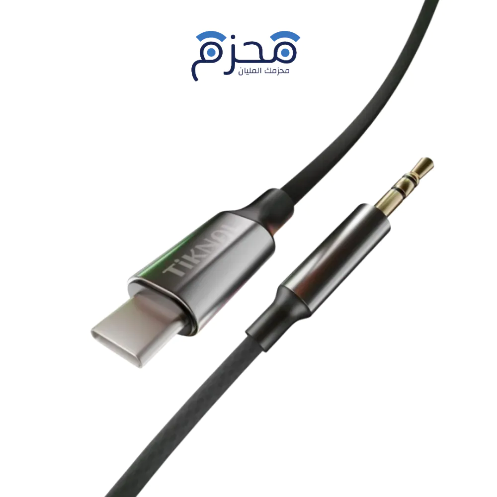 ⁦Tiknal - كابل صوت USB-C إلى AUX 3.5mm TK-H098⁩ - الصورة ⁦1⁩