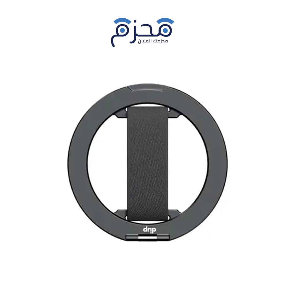 product-37-6 Drip - حامل هاتف مغناطيسي مع حزام إصبع أسود - الصورة 1