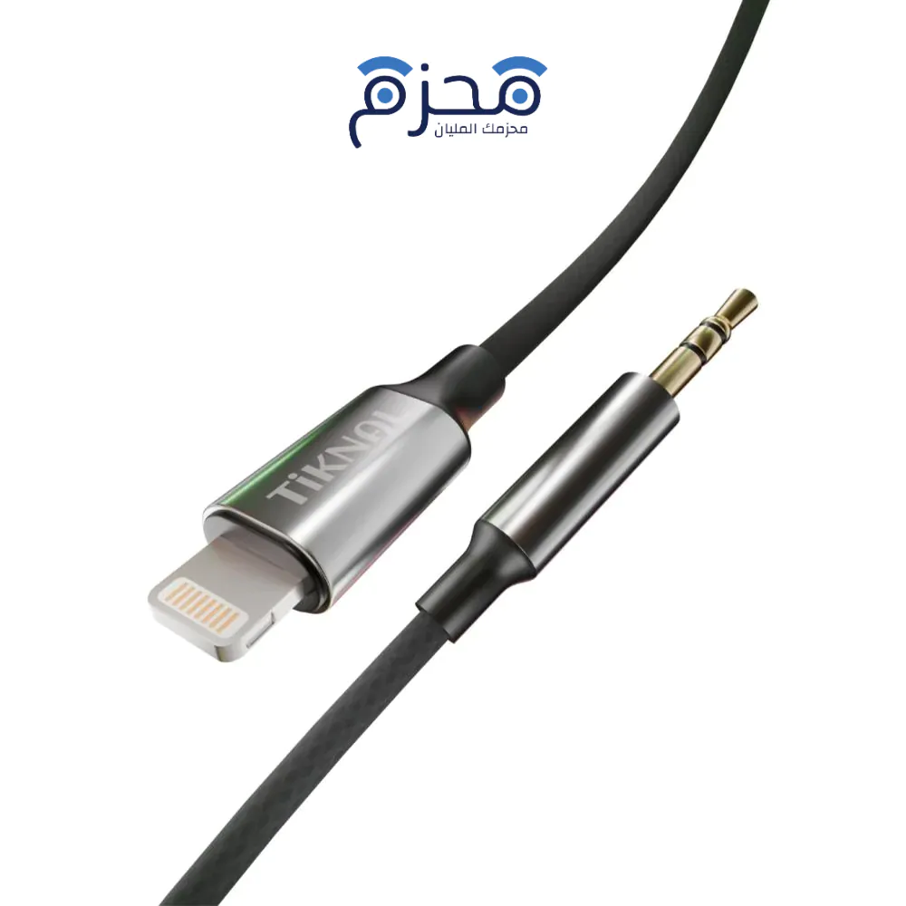⁦Tiknal - كابل صوت Lightning إلى AUX 3.5mm TK-H099⁩ - الصورة ⁦1⁩